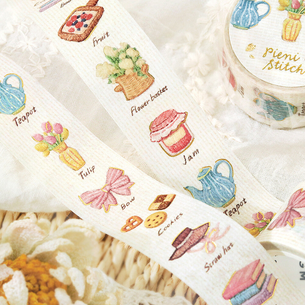 Little Room Pieni Stitch Foil Washi Tape by BGM | Papertail Fox