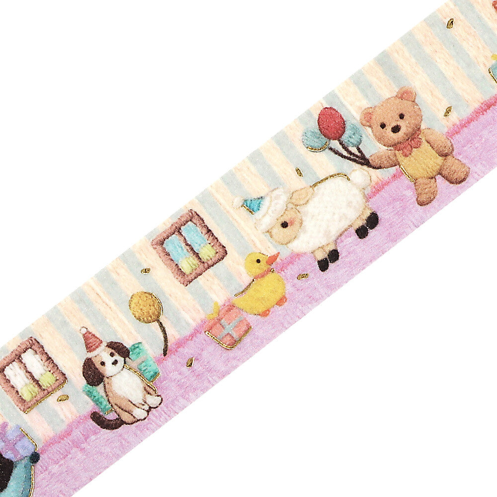 Little Party Pieni Stitch Foil Washi Tape by BGM | Papertail Fox