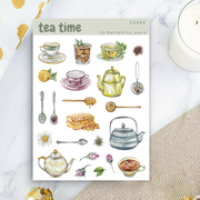Tea Time Sticker Sheet by Penpaling Paula | Papertail Fox