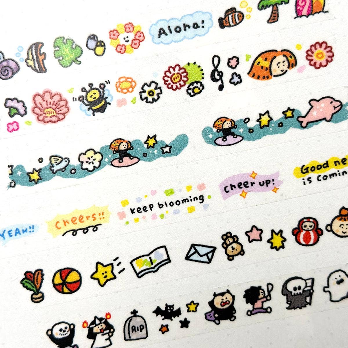 Have a Nice Day Mini Washi Tape by RiN! Studio | Papertail Fox