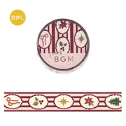 Holiday Pattern Christmas Foil Washi Tape by BGM | Papertail Fox