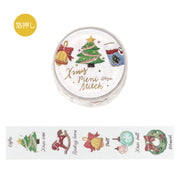 Christmas Pieni Stitch Foil Washi Tape by BGM | Papertail Fox