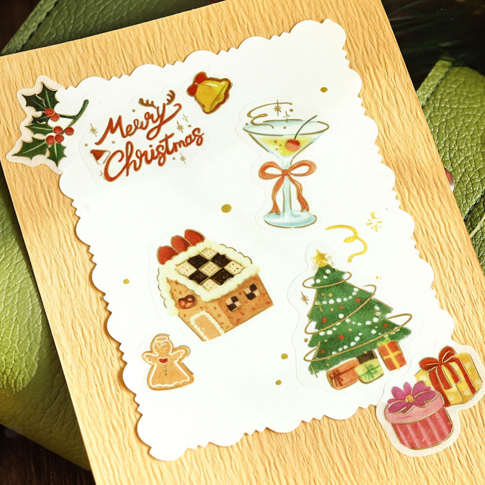 Christmas Collection Foil Flake Stickers by BGM | Papertail Fox