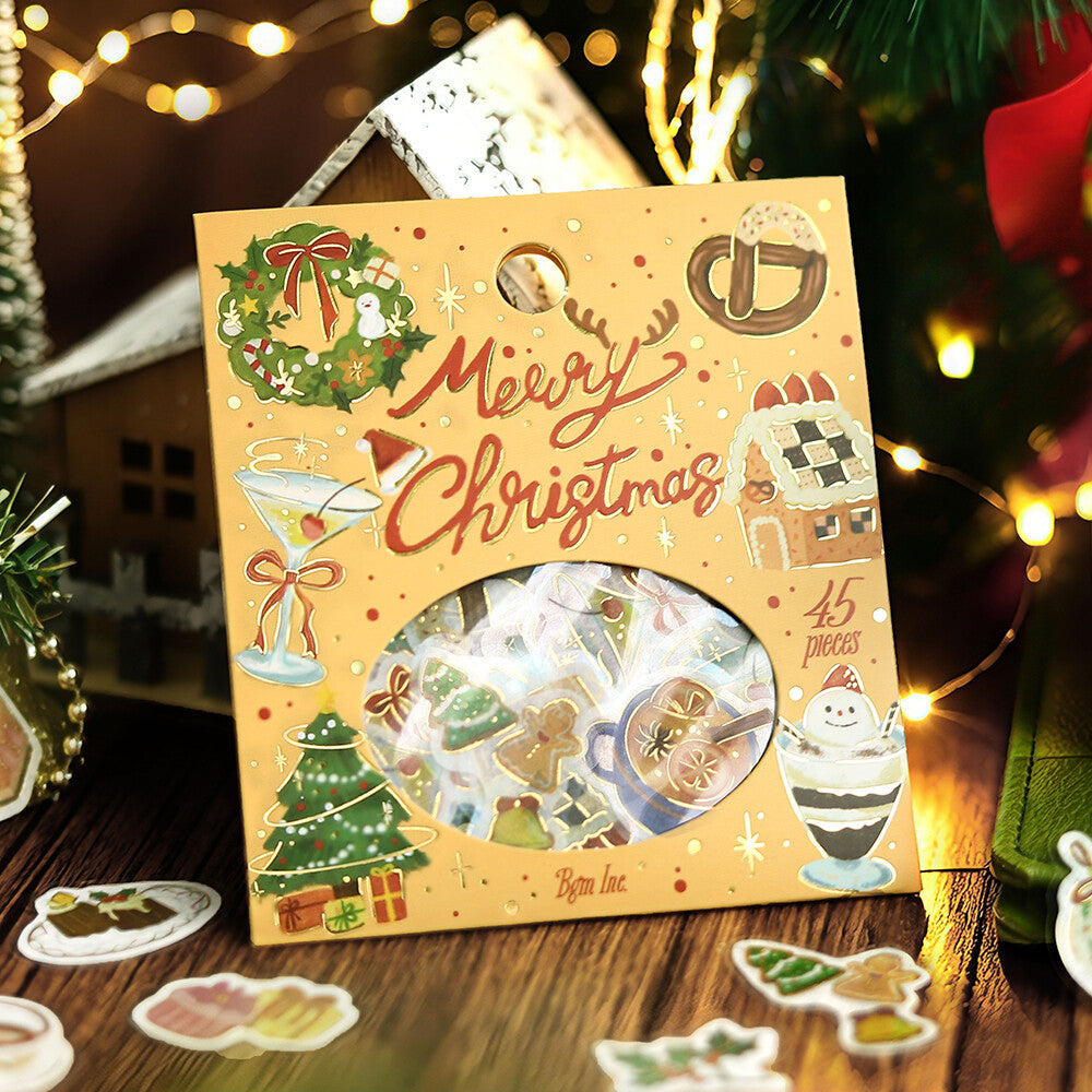 Christmas Collection Foil Flake Stickers by BGM | Papertail Fox