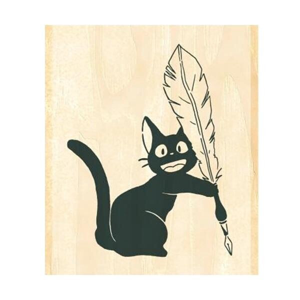 Jiji and Fountain Pen Ink Buddy Stamp by Beverly | Papertail Fox