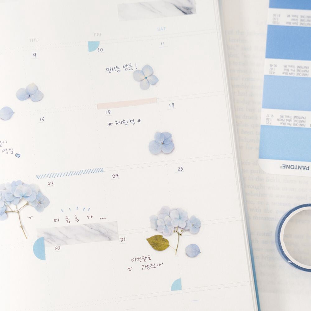 Hydrangea Pressed Flower Stickers by Appree | Papertail Fox