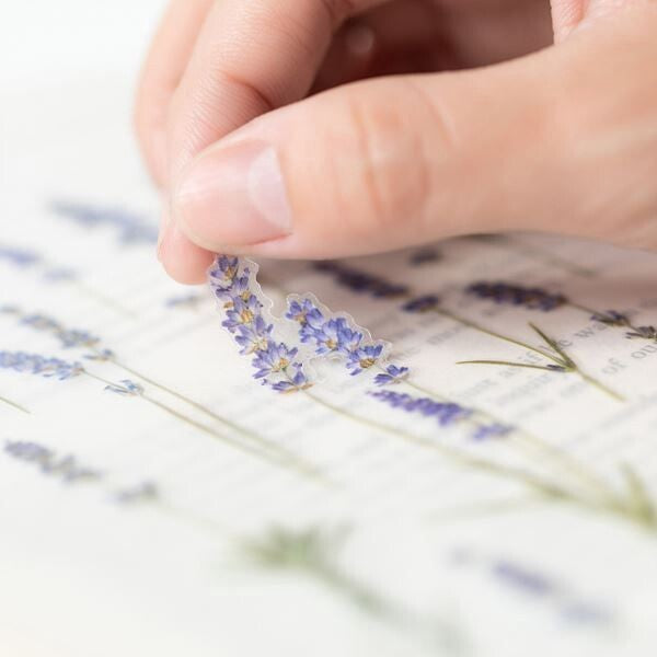 Lavender Pressed Flower Stickers | Appree