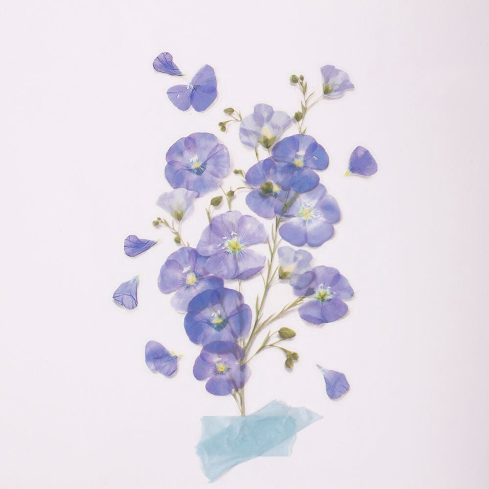 Flax Pressed Flower Stickers by Appree | Papertail Fox