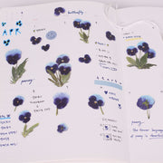 Pansy Pressed Flower Stickers by Appree | Papertail Fox