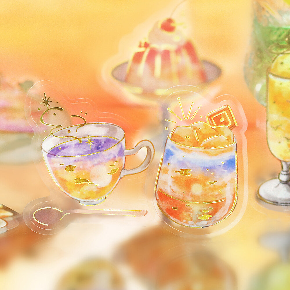 Dusk Cafe à la Mode Sky Clear Flakes by BGM | Papertail Fox
