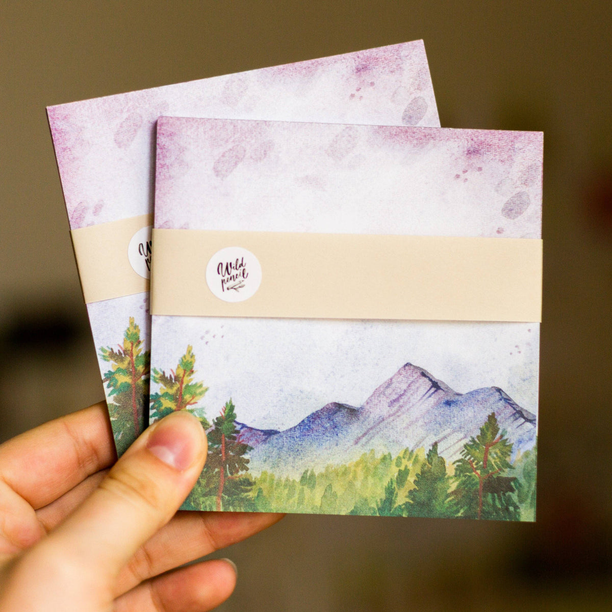 Mountains Notepad | Wild Pencil Studio