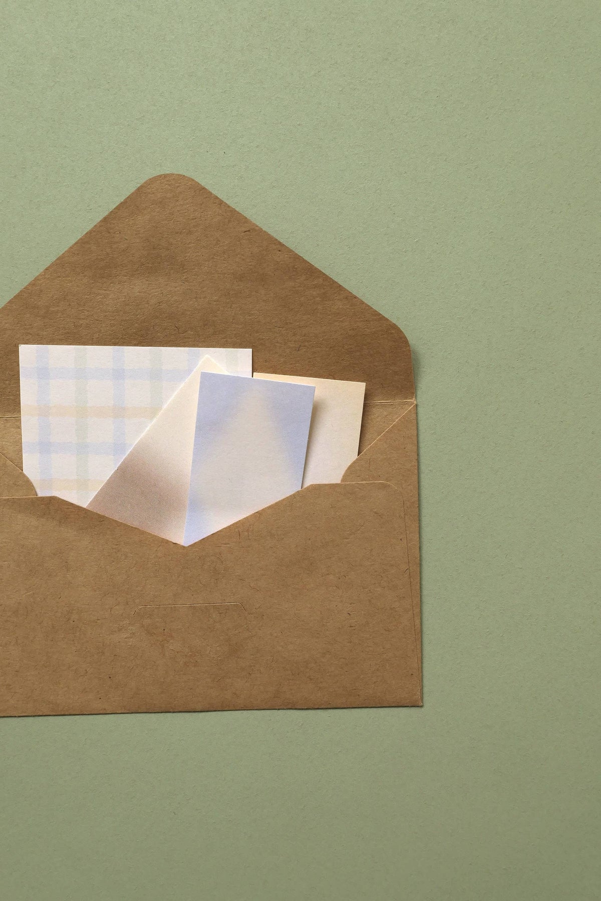 Periwinkle Checker 3 Pad Sticky Memo Set | Suatelier