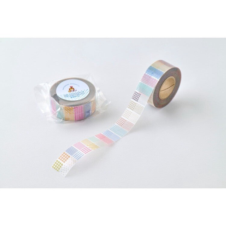 Striped Dot Clearna Clear Label Stickers by Kayonoko | Papertail Fox