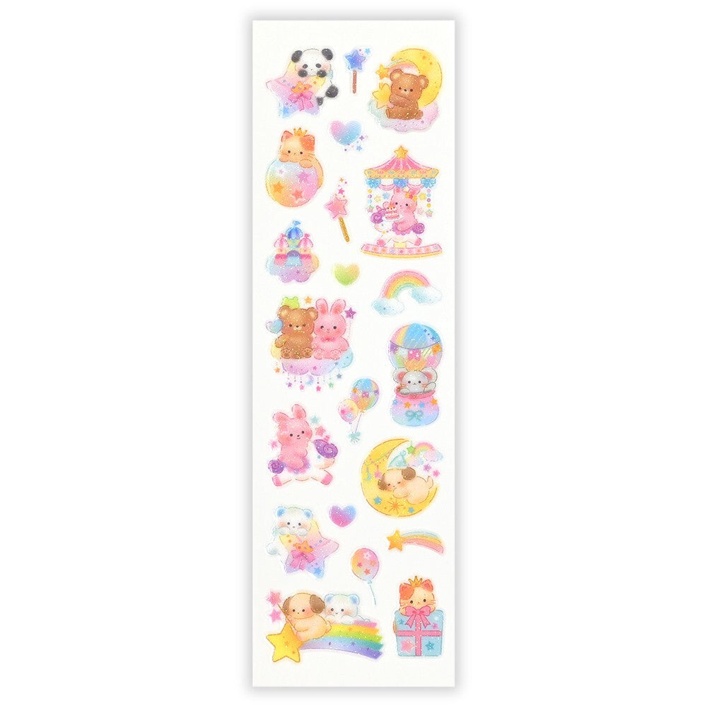 Fancy Pure Lame Glitter Sticker Sheet | NB Co