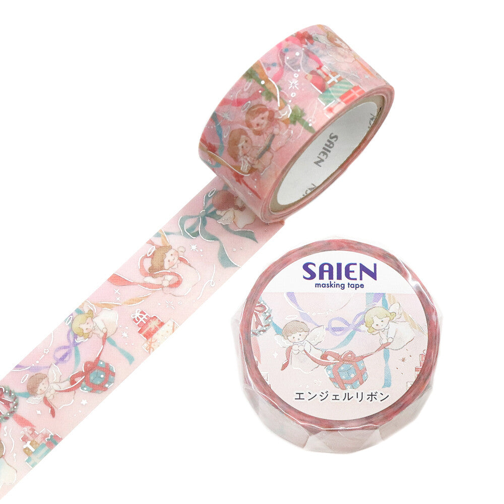 Angel Ribbon Silver Foil Washi Tape by Kamiiso SAIEN | Papertail Fox