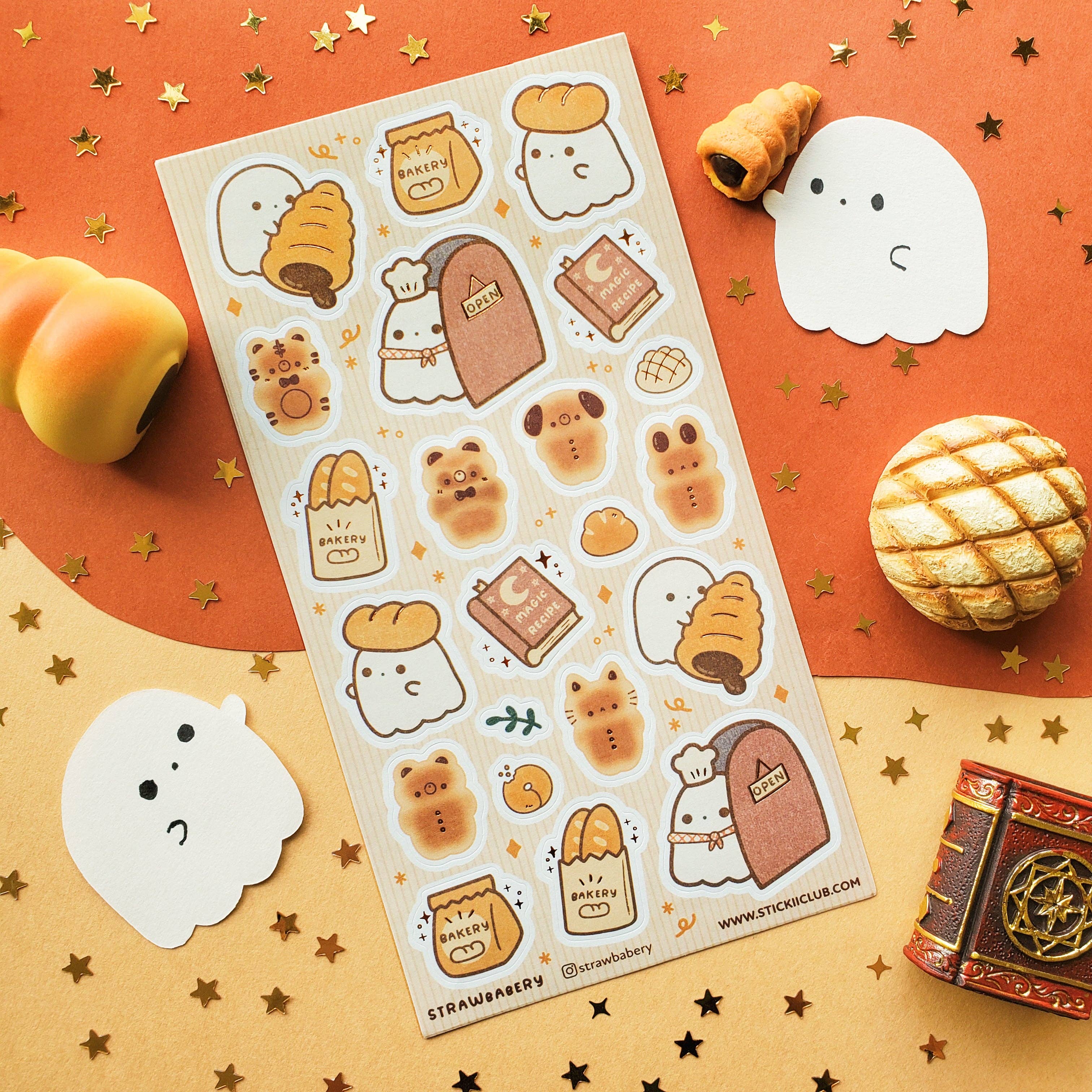 Boo’s Bake Shop Sticker Sheet | Stickii