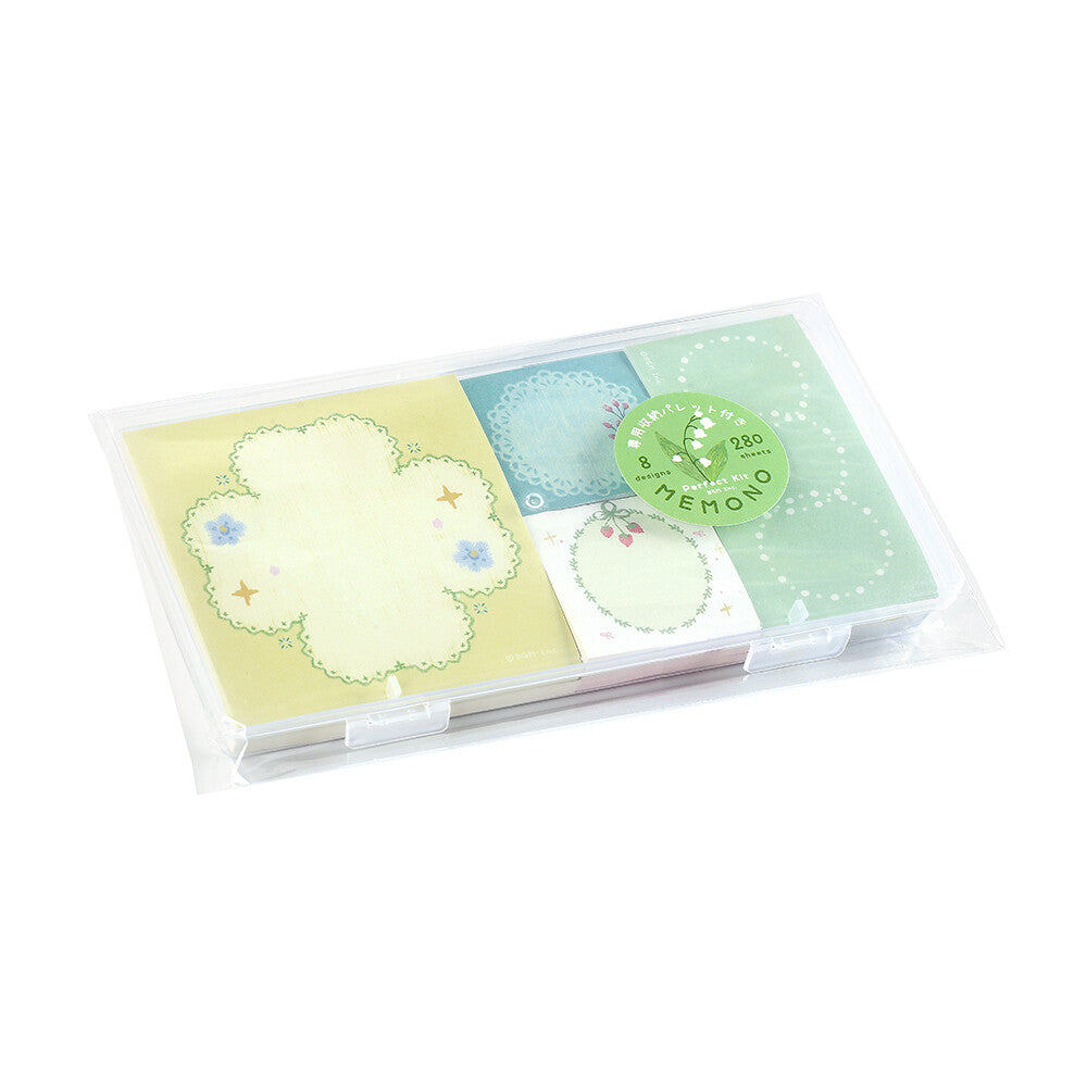 Flower Language MEMONO 8 Pad Memo Set by BGM | Papertail Fox
