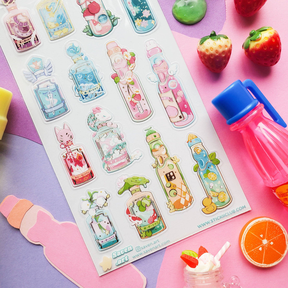 Enchanting Elixirs Sticker Sheet | Stickii