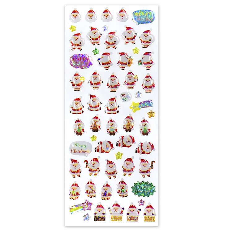 Mini Santa Christmas Drop Stickers by Active Corporation | Papertail Fox