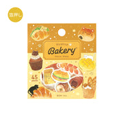 Nyan Bakery Let's Eat Meow Foil Flake Stickers by BGM | Papertail Fox