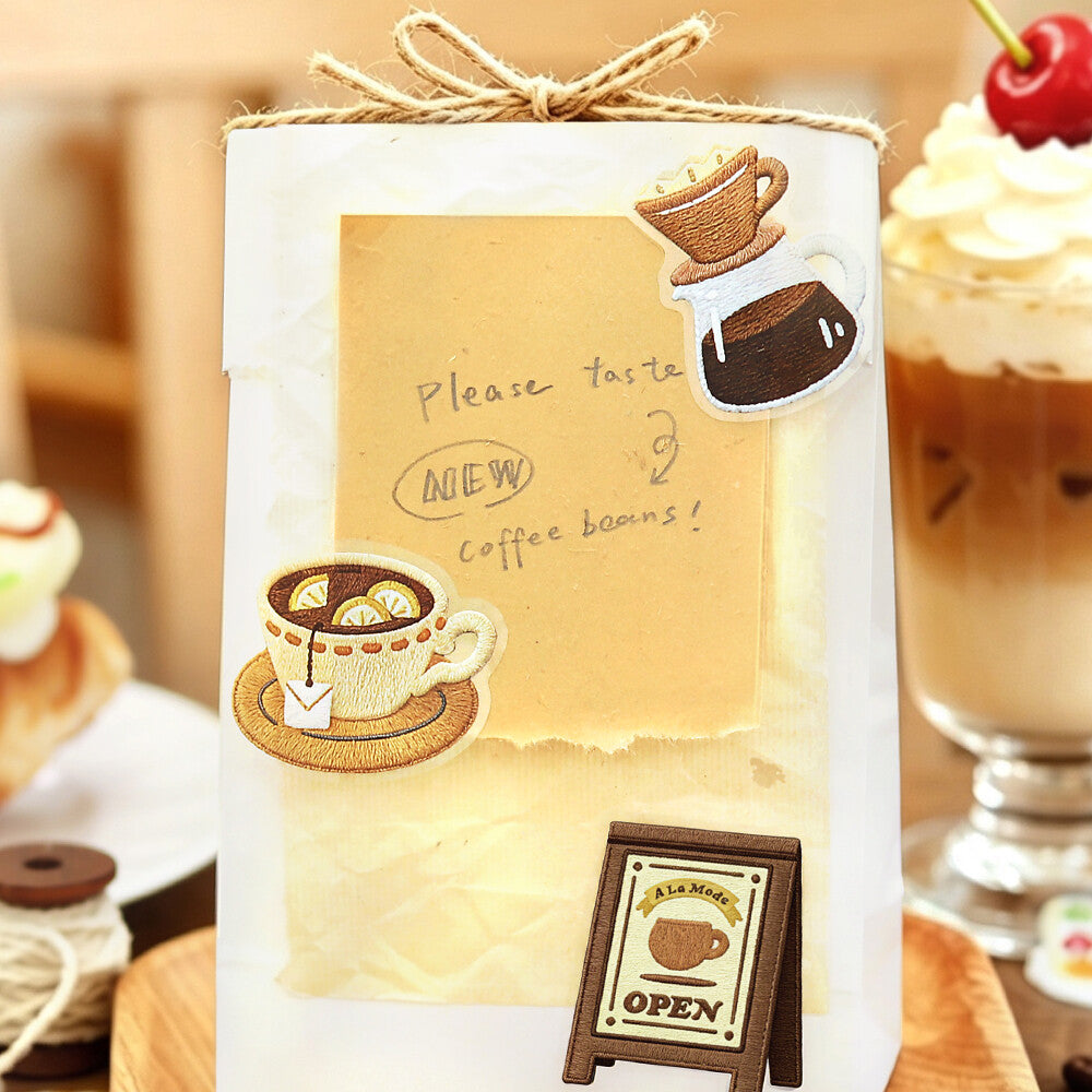 Yellow Cafe à la Mode Stitch Clear Flakes by BGM | Papertail Fox