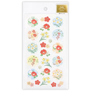Snow Wheel and Winter Flowers Pearl Sticker Sheet by NB Co | Papertail Fox