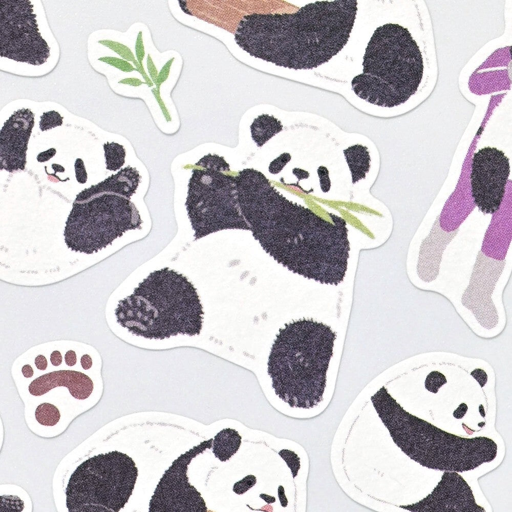 Giant Panda Zoom In Animals Washi Sticker Sheet | NB Co