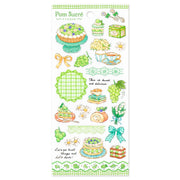 Green Pom Sucré Stickers by Mind Wave | Papertail Fox