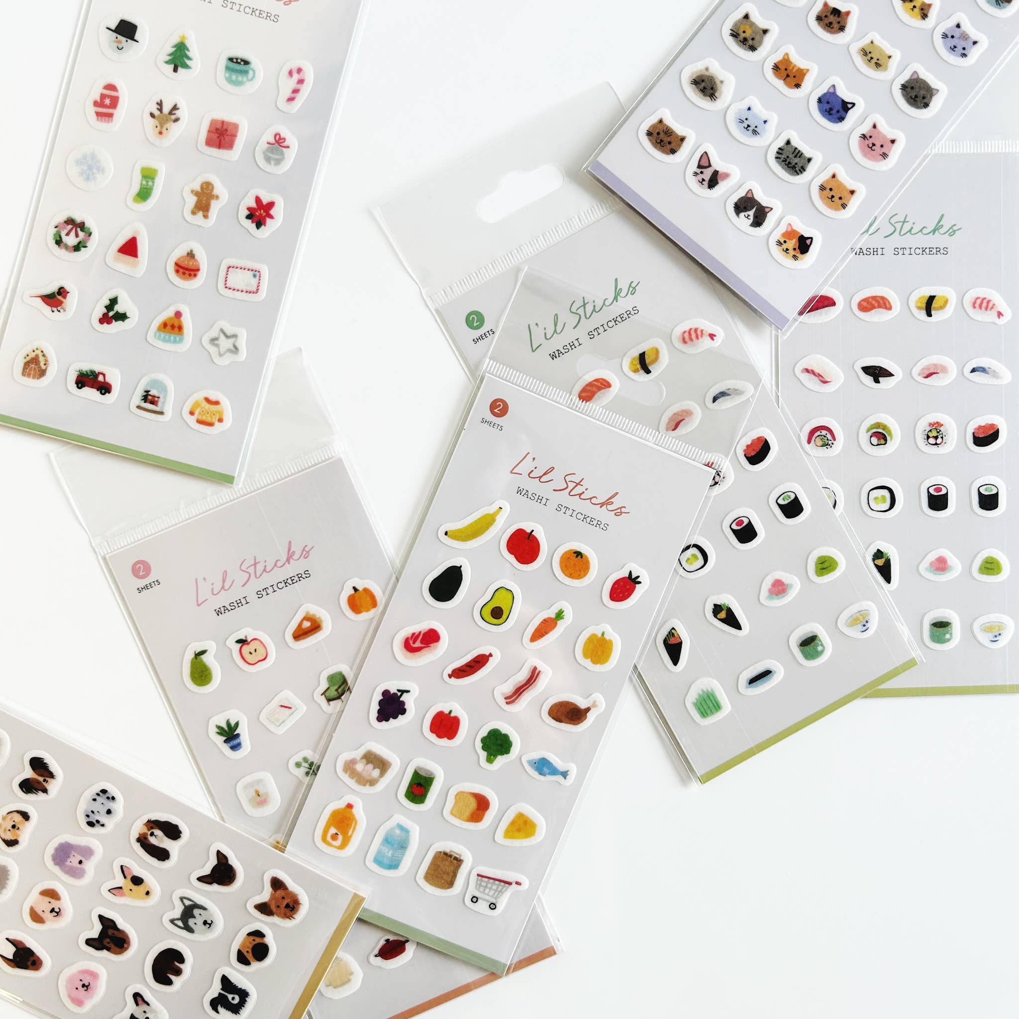 Dogs L'il Sticks Washi Stickers by Girl of All Work | Papertail Fox