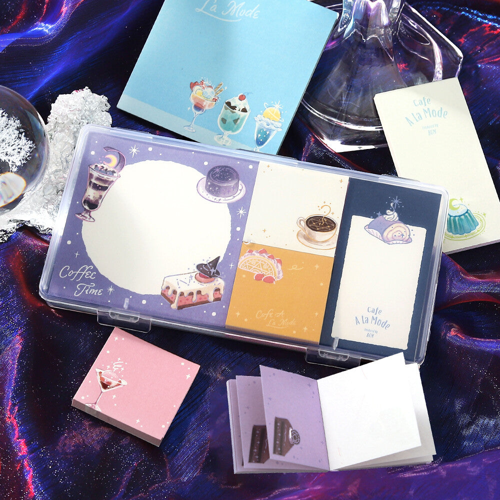 Cafe à la Mode Magic MEMONO 8 Pad Memo Set by BGM | Papertail Fox