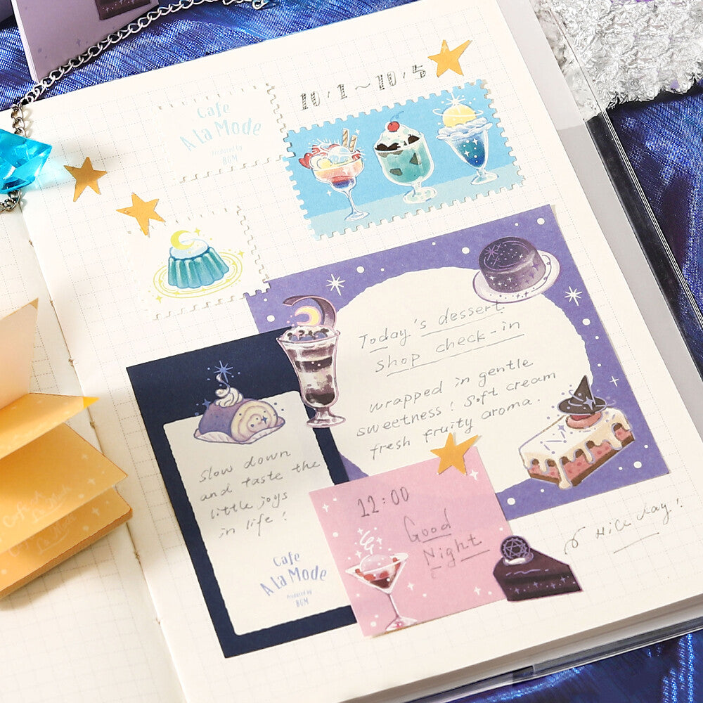 Cafe à la Mode Magic MEMONO 8 Pad Memo Set by BGM | Papertail Fox
