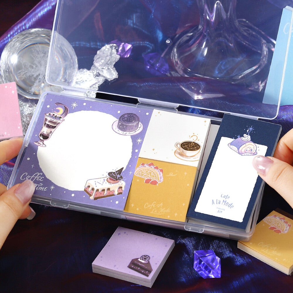 Cafe à la Mode Magic MEMONO 8 Pad Memo Set by BGM | Papertail Fox