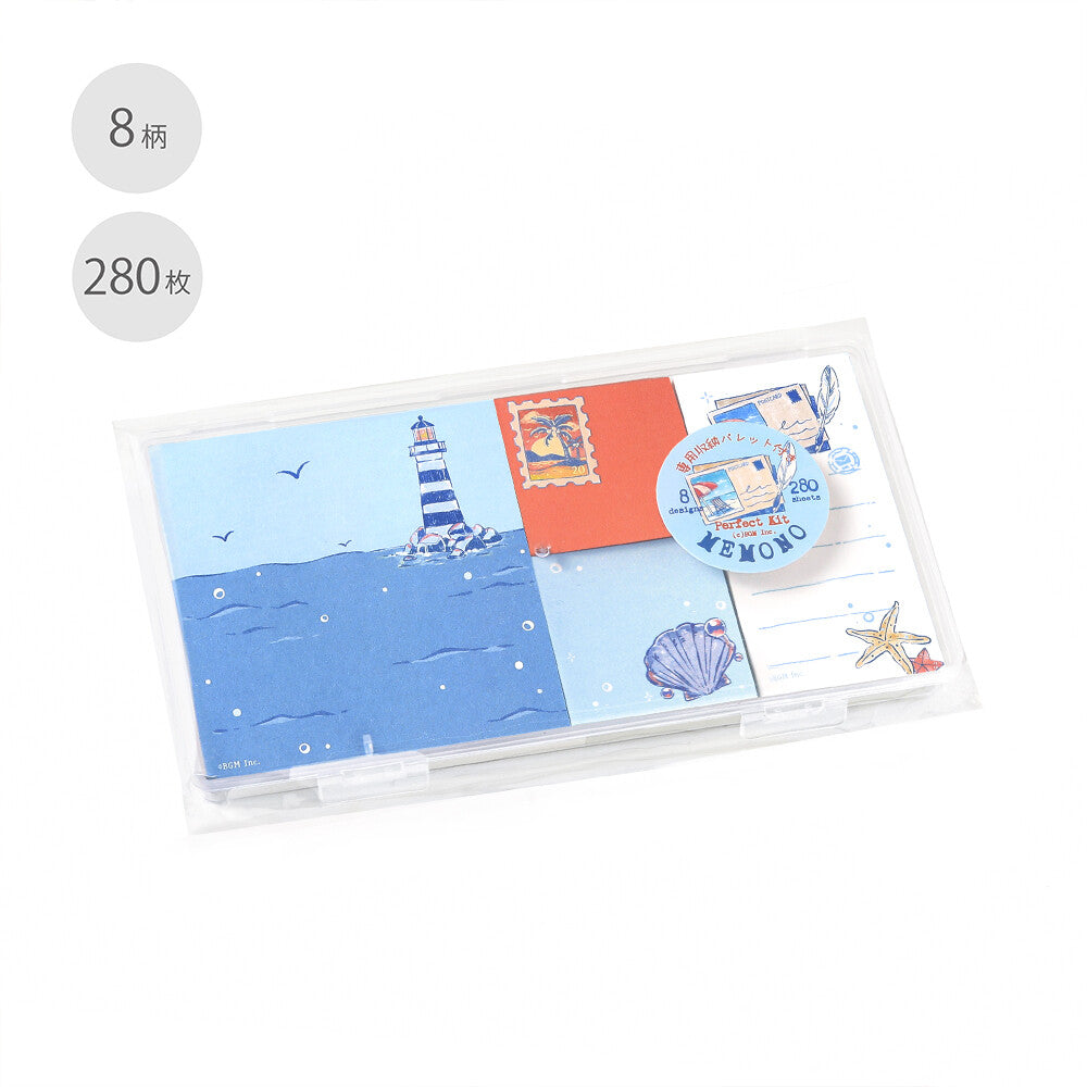 Fragments of Travel MEMONO 8 Pad Memo Set by BGM | Papertail Fox