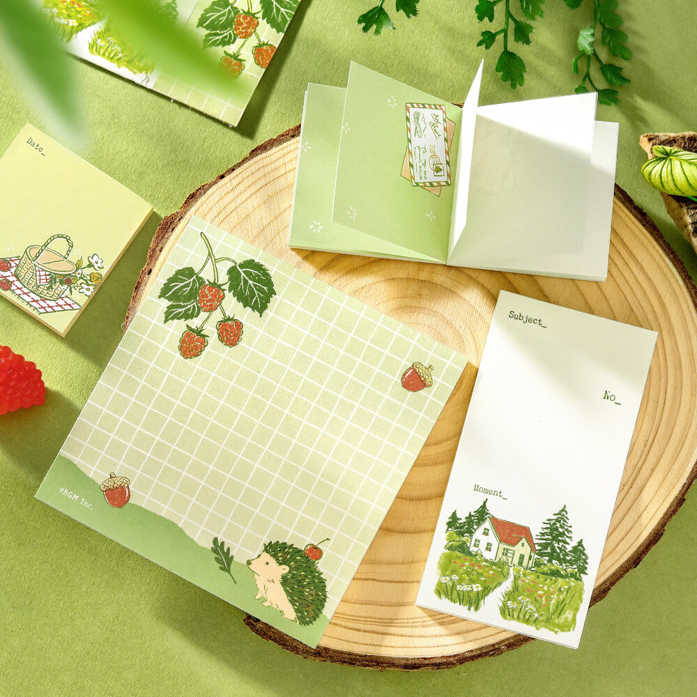 Fragments of Travel MEMONO 8 Pad Memo Set by BGM | Papertail Fox