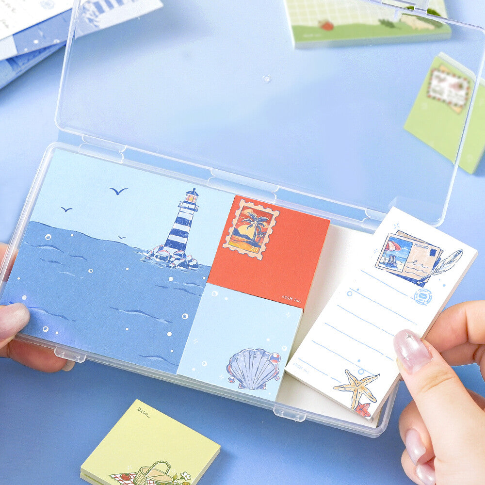 Fragments of Travel MEMONO 8 Pad Memo Set by BGM | Papertail Fox
