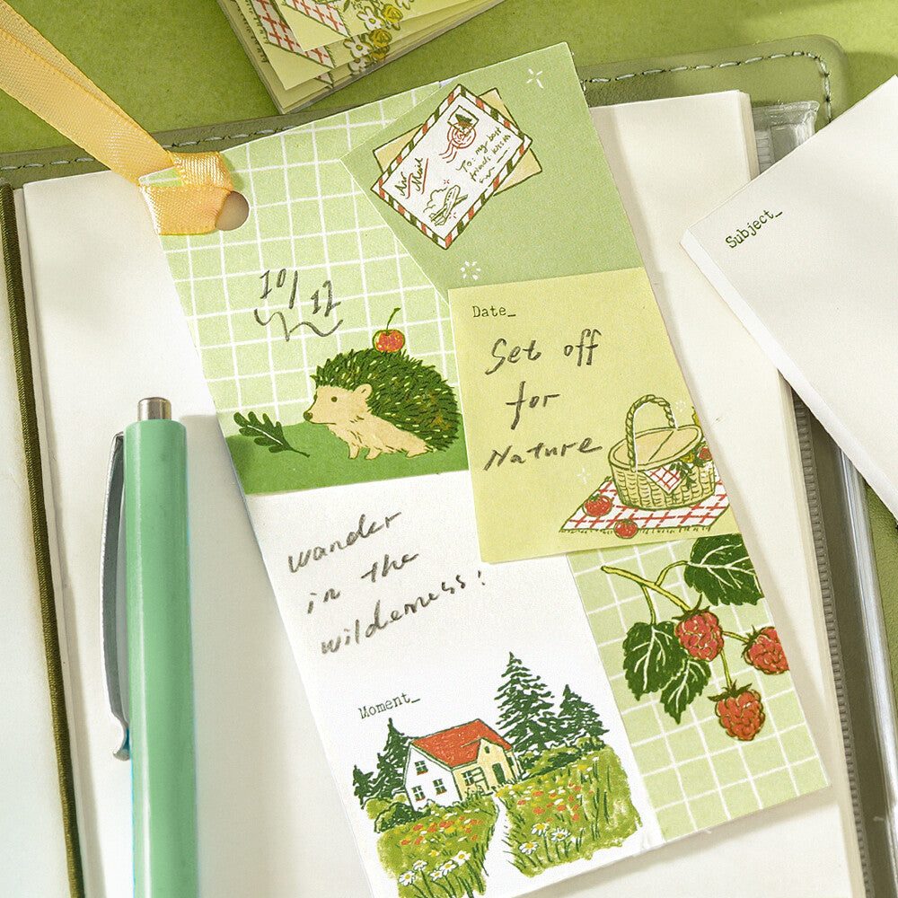 Fragments of Travel MEMONO 8 Pad Memo Set by BGM | Papertail Fox