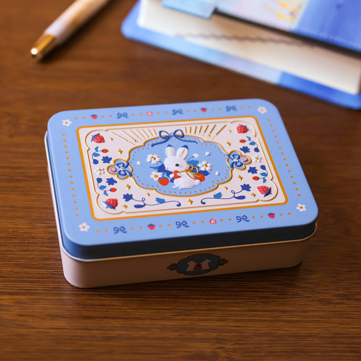 Strawberry Bunny Mystery Stamp Tin | Thousand Skies