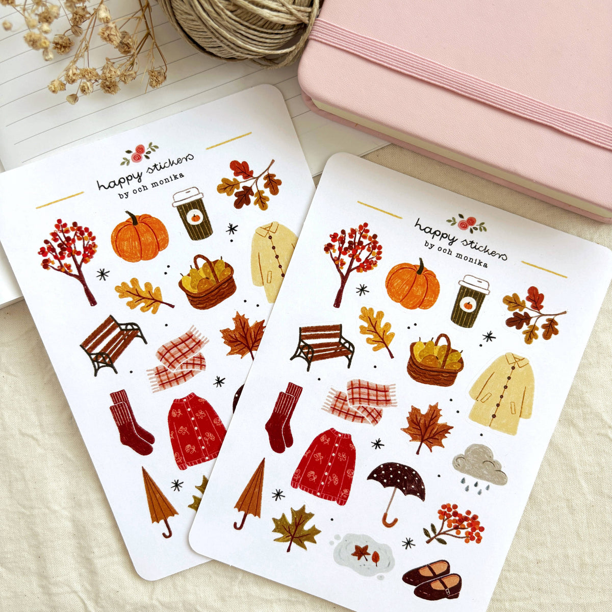 Autumn Walk Sticker Sheet | Och Monika