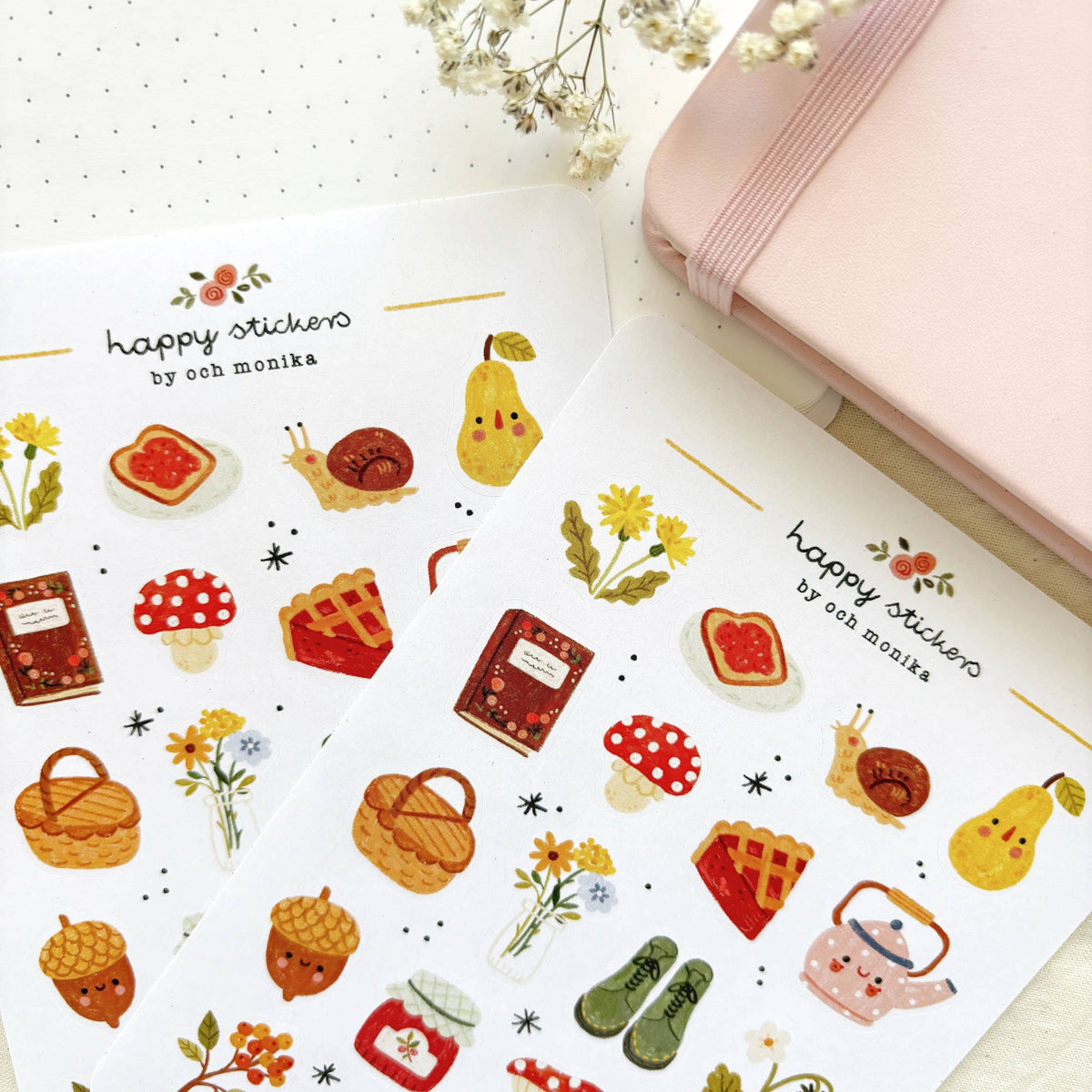 All Cozy Sticker Sheet | Och Monika