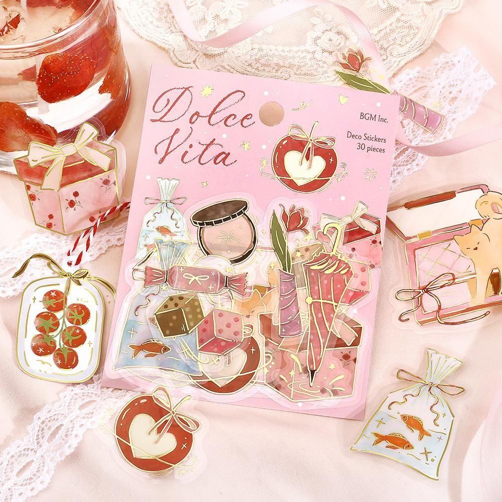 Dolce Vita Clear Flakes A Perfect Day for Giving by BGM | Papertail Fox