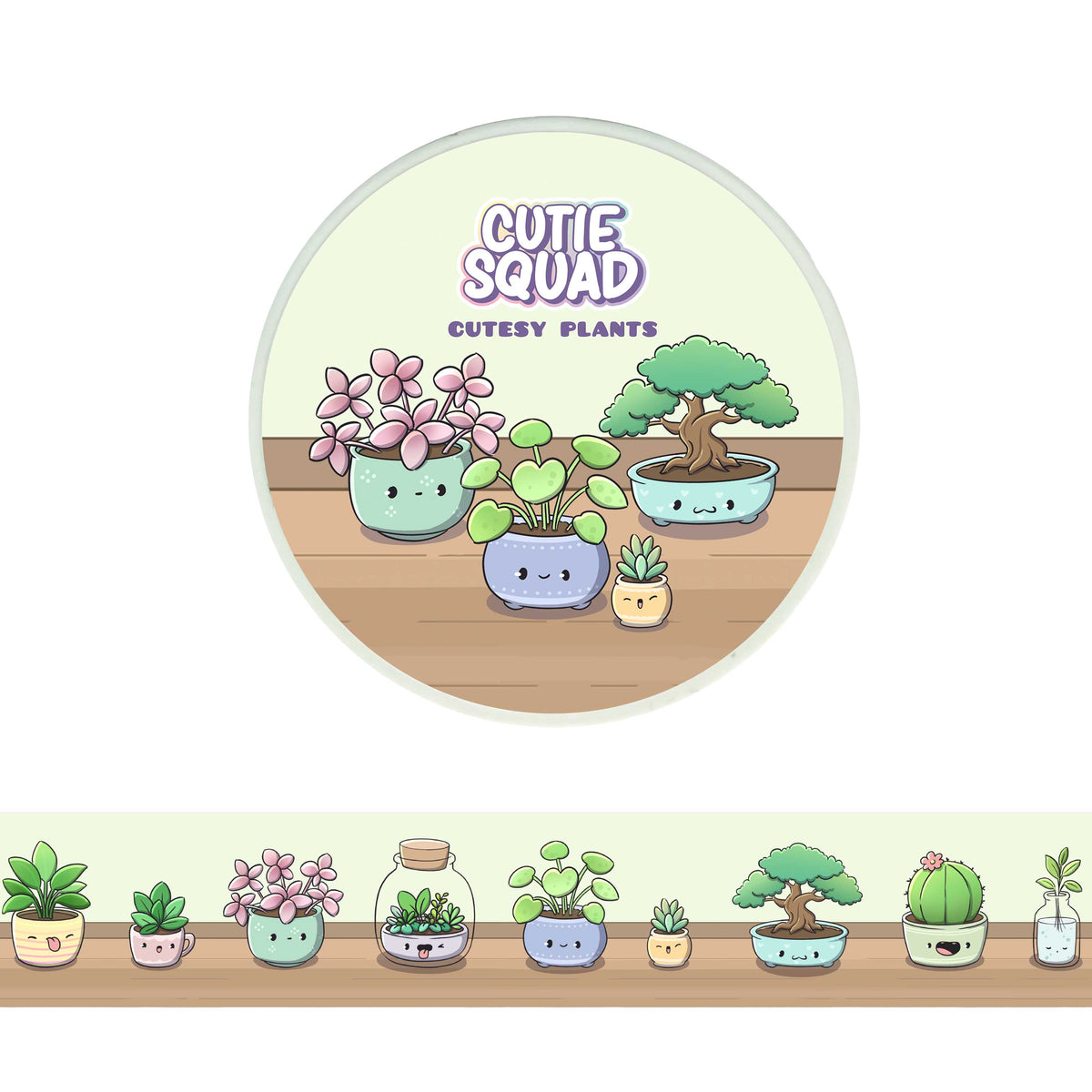 Cutesy Plants Washi Tape by CutieSquad | Papertail Fox