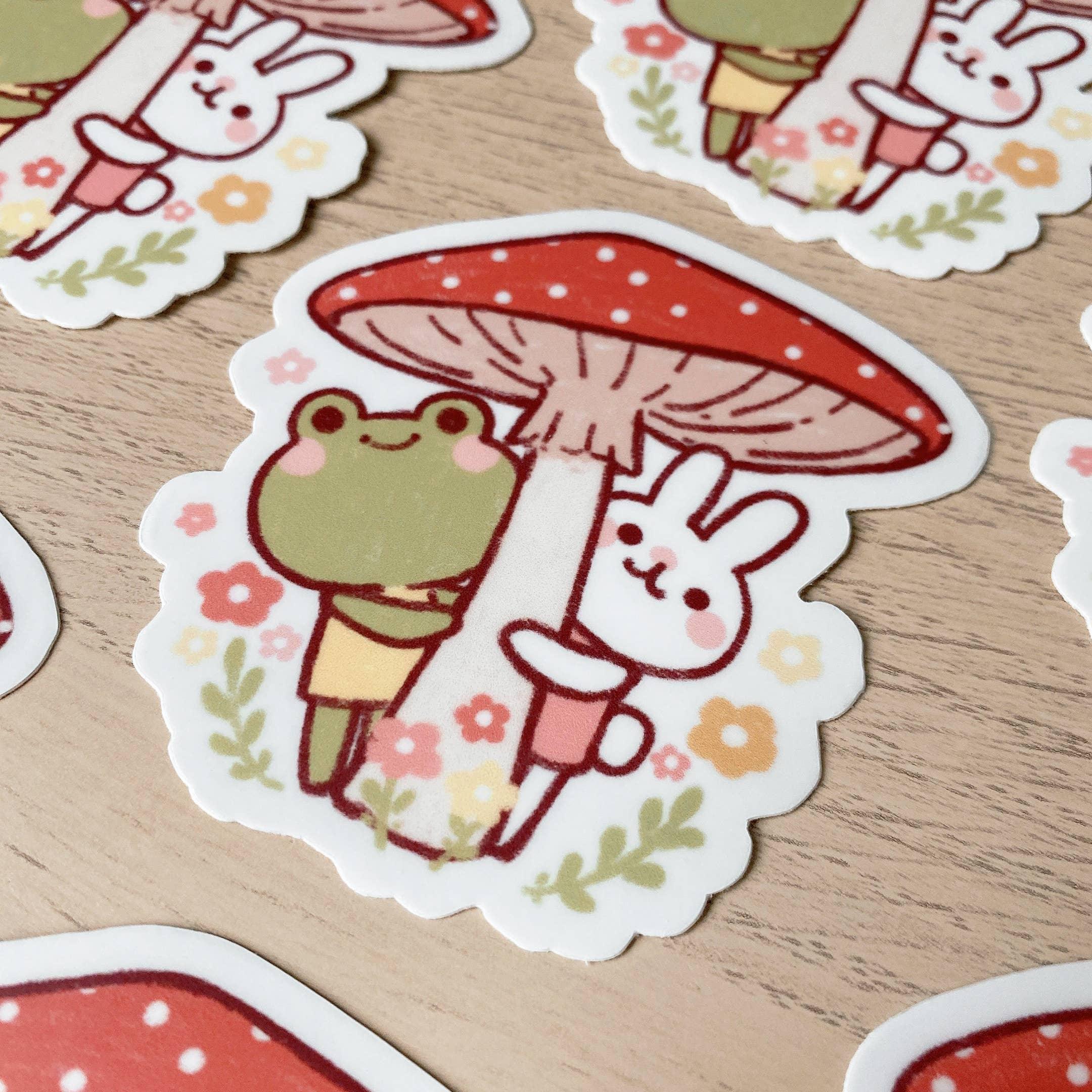 Frog & Rabbit Sticker - Papertail Fox