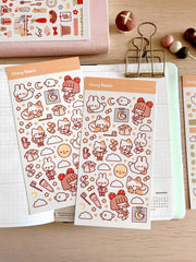 Good Night Sticker Sheet no.042 - Papertail Fox