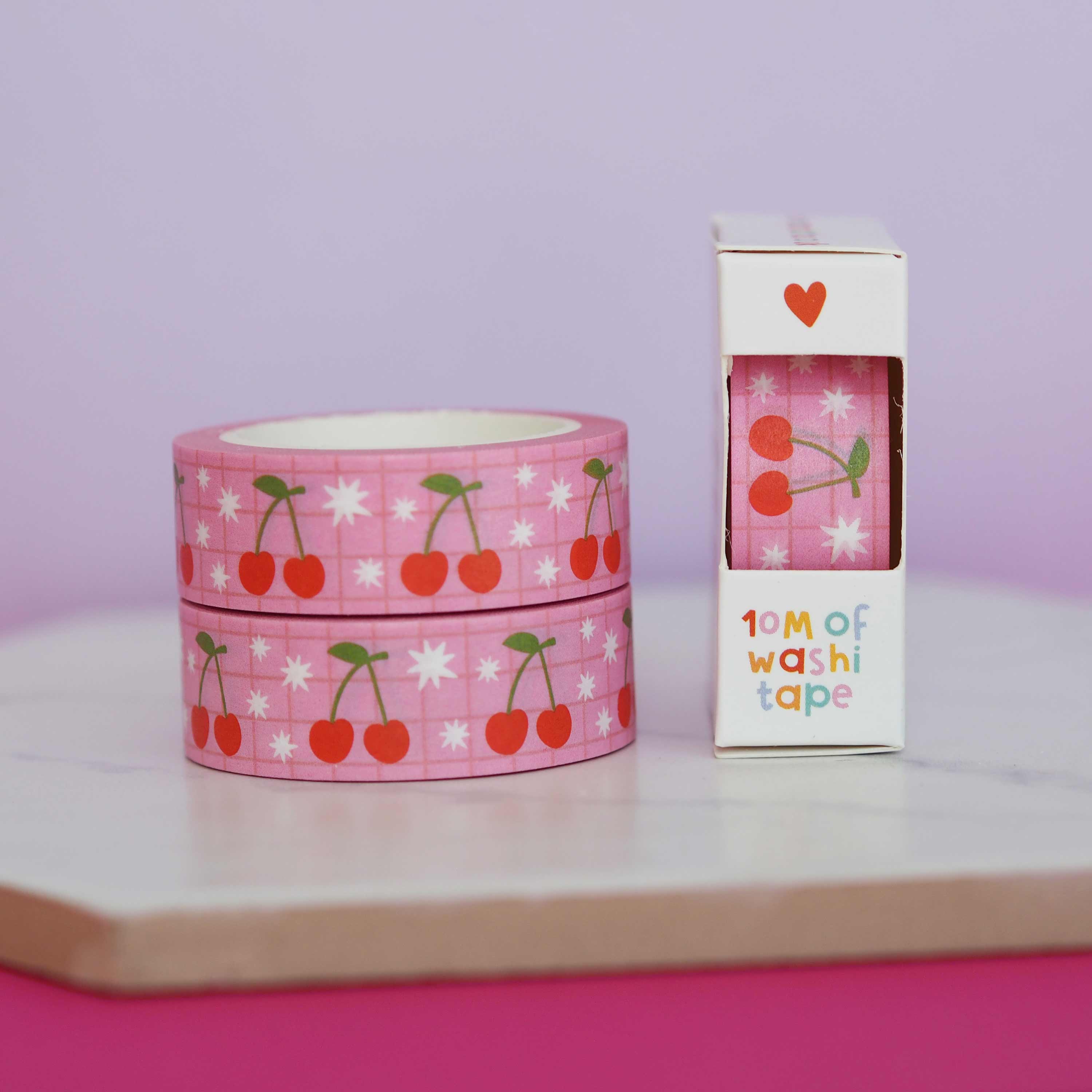 Cute Cherries Fruit Washi Tape | Nutmeg and Arlo