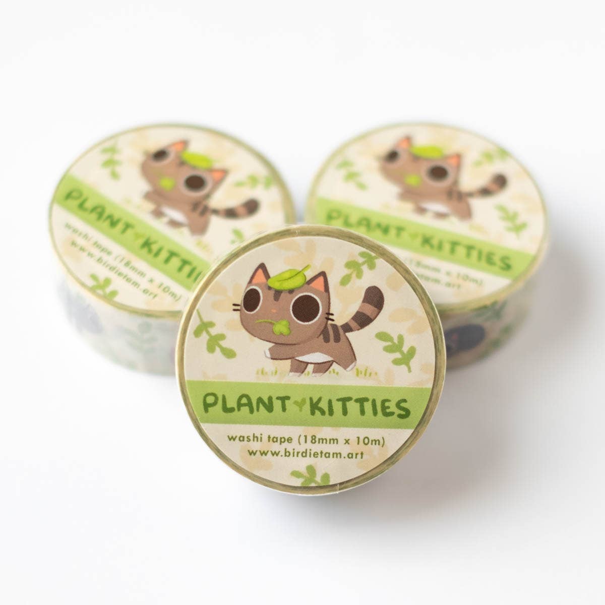 Plant Kitties Washi Tape | Birdie Tam