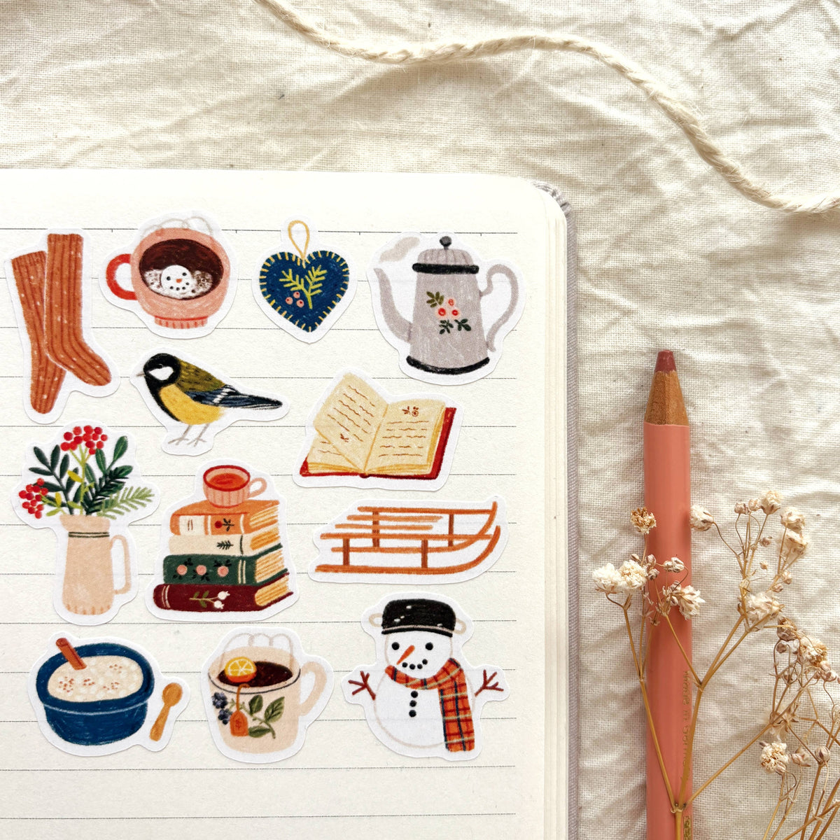 Winter Morning Sticker Sheet | Och Monika