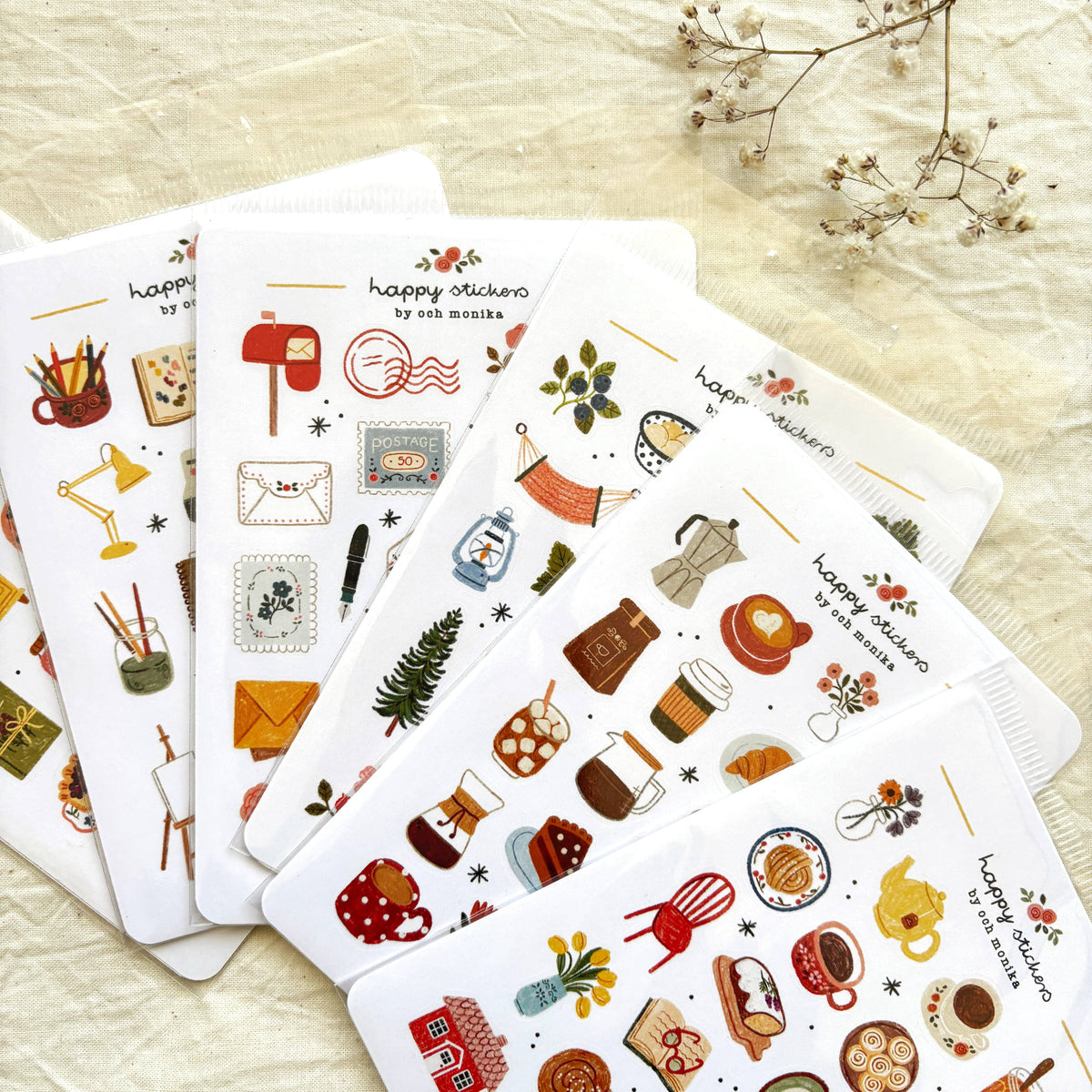 Winter Morning Sticker Sheet | Och Monika