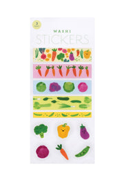 Vegetable Patch Washi Stickers by Girl of All Work | Papertail Fox