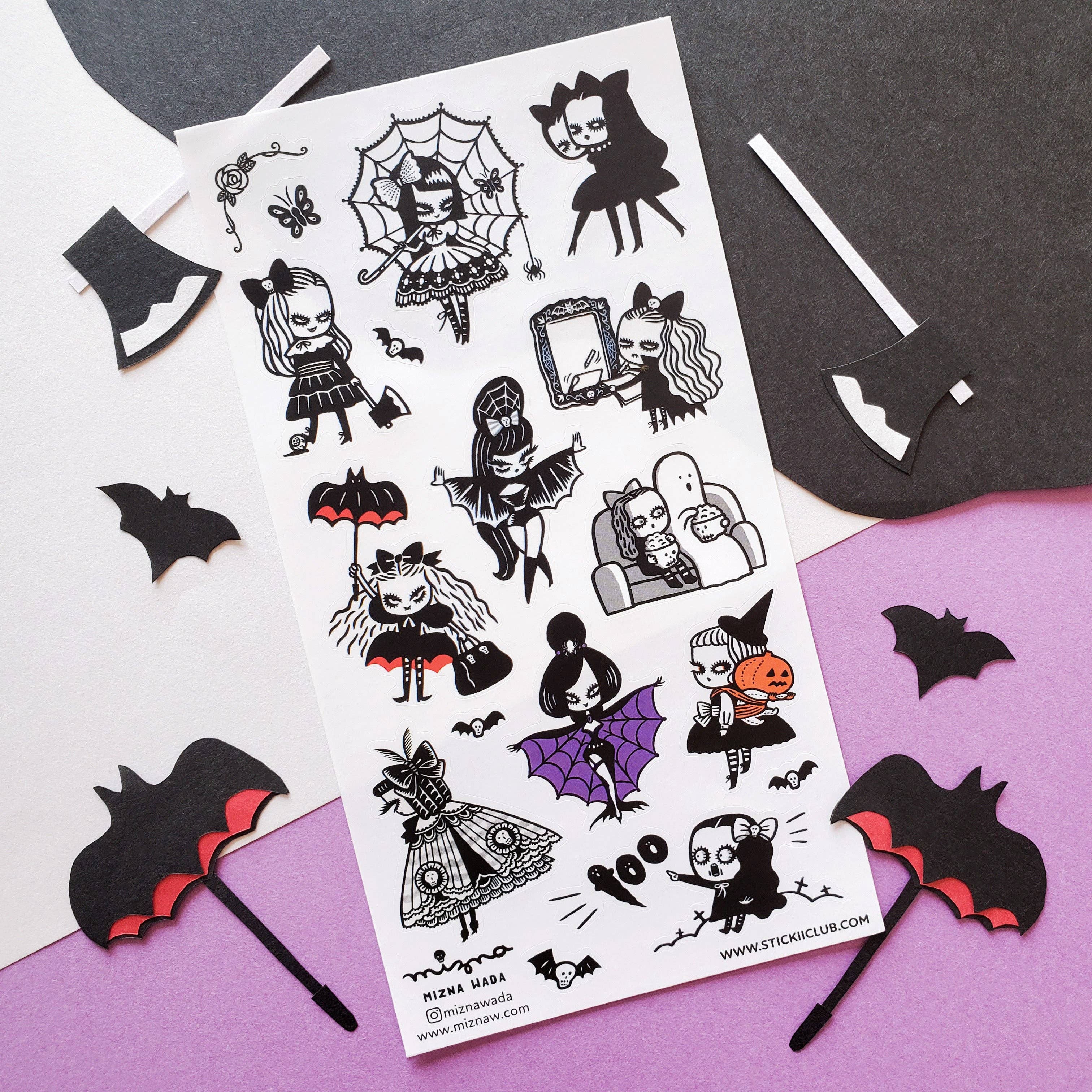 Creep it Cute Sticker Sheet | Stickii