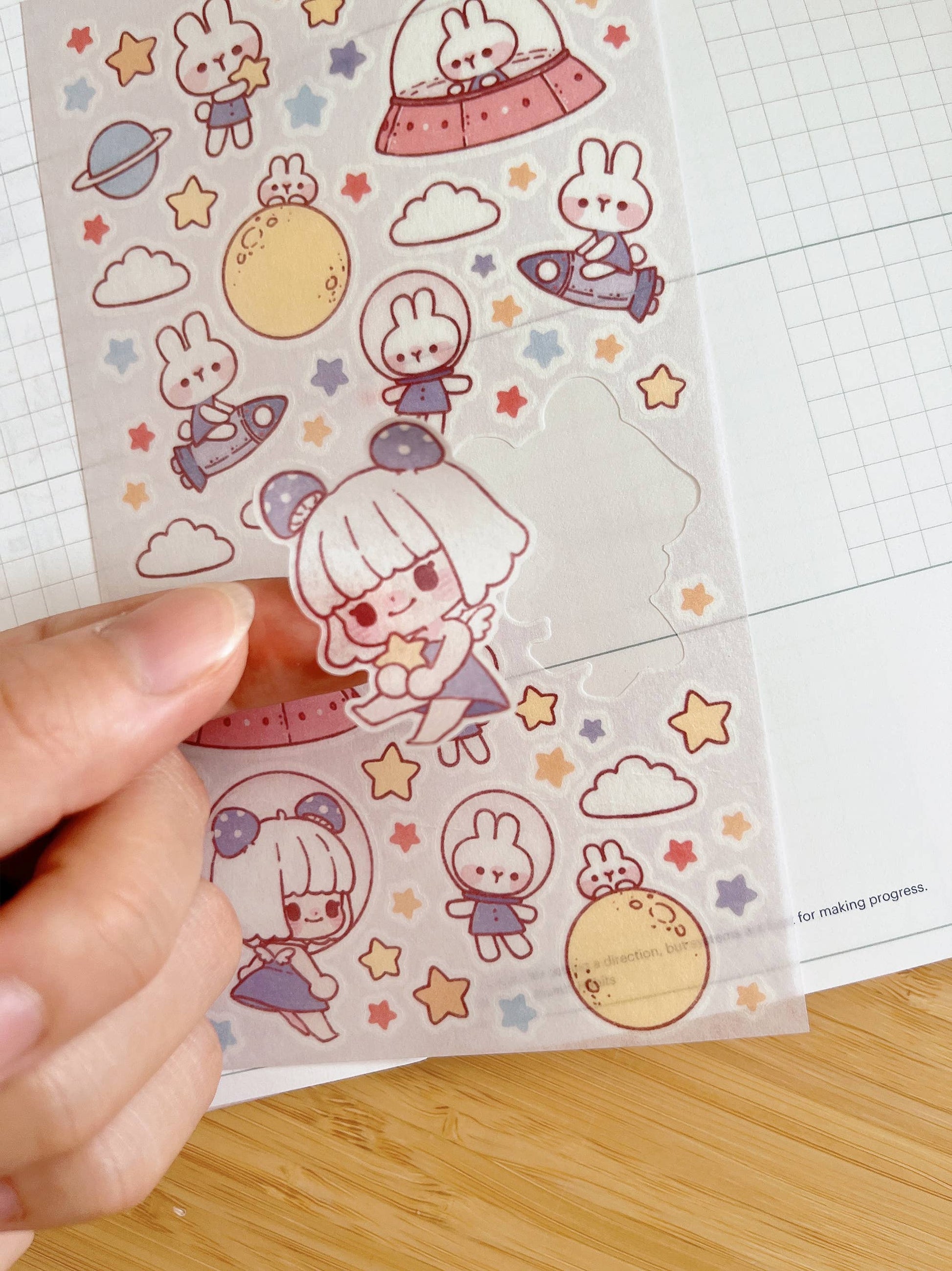 Space Adventure Sticker Sheet no.090 by Cherry Rabbit | Papertail Fox